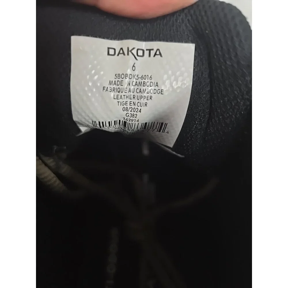 Dakota Women's Quad-Lite Aluminium Toe Steel Plate Work Boots 6016 Brown 6M - Picture 4 of 7